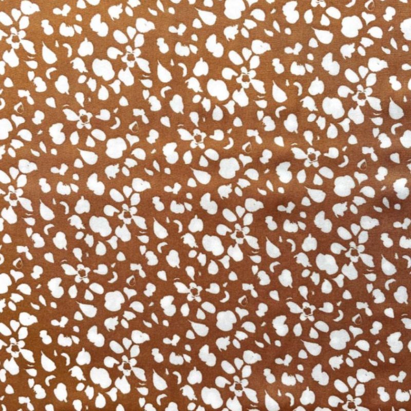 Viscose rouille avec taches blanches