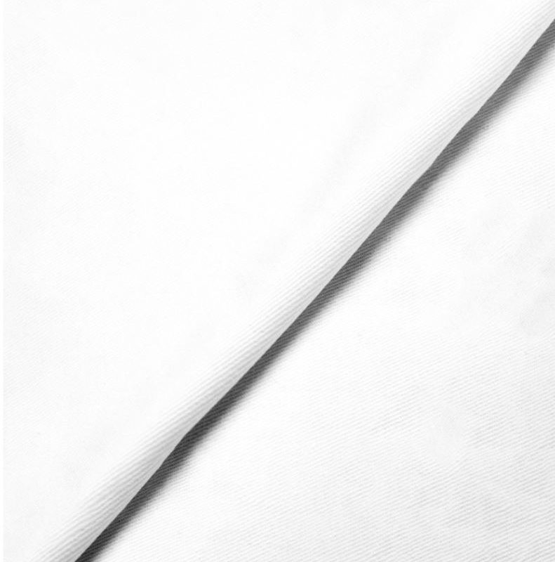 Gabardine de coton blanche