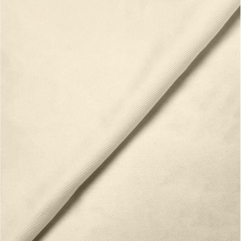 Gabardine de coton écrue
