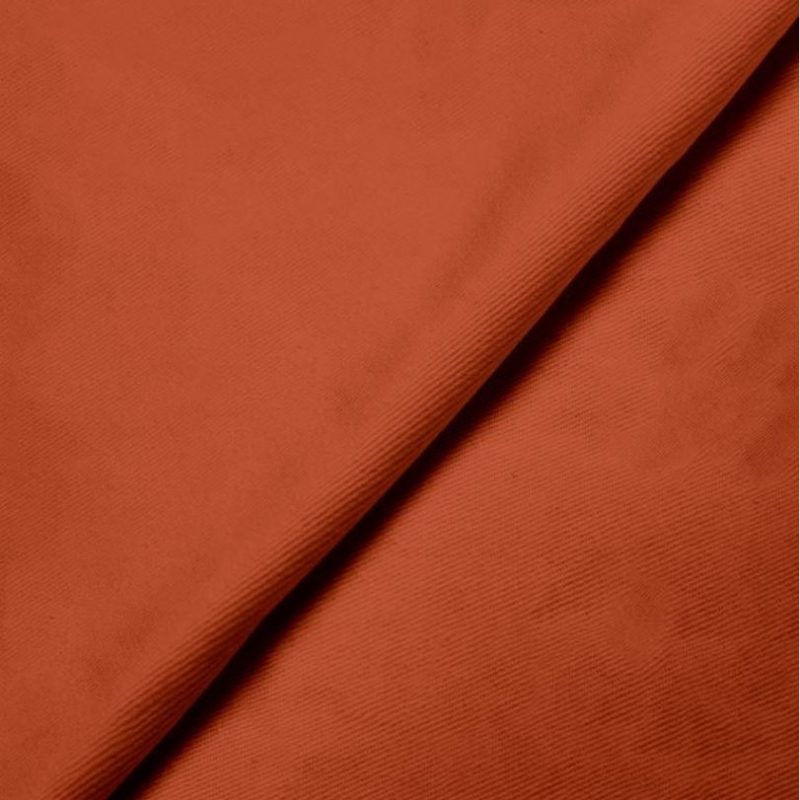 Gabardine de coton fauve