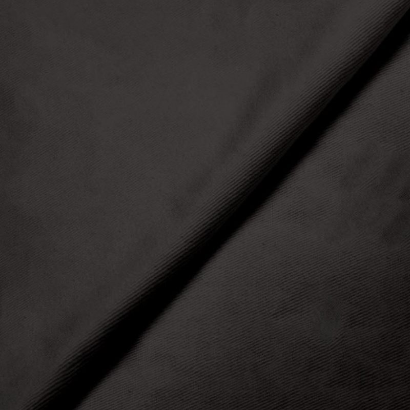 Gabardine de coton noire