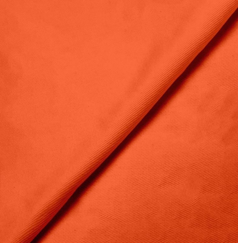 Gabardine de coton orange