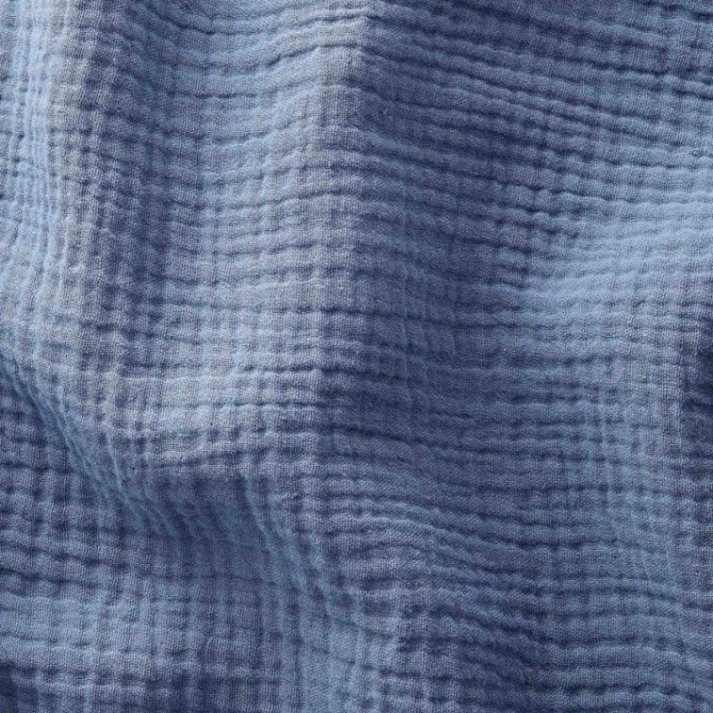Double Gaze Unie Bleu Jean