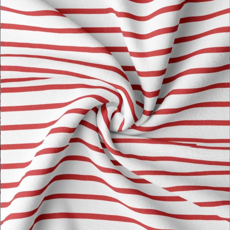 Jersey breton blanc rouge