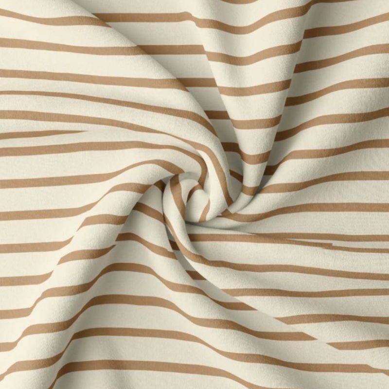 Jersey breton ecru et camel