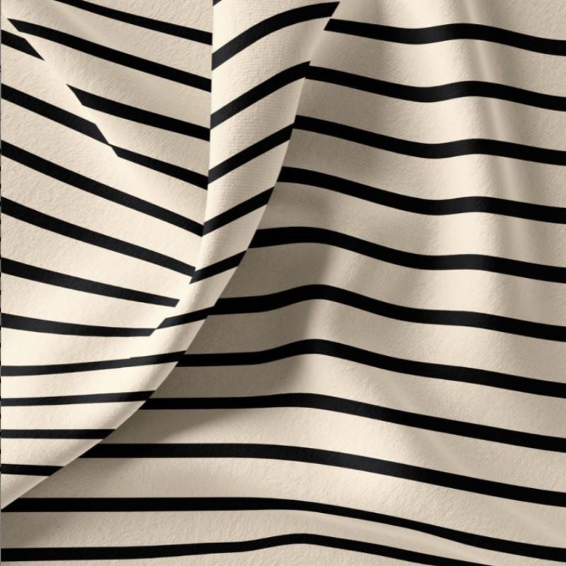 Jersey breton ecru noir