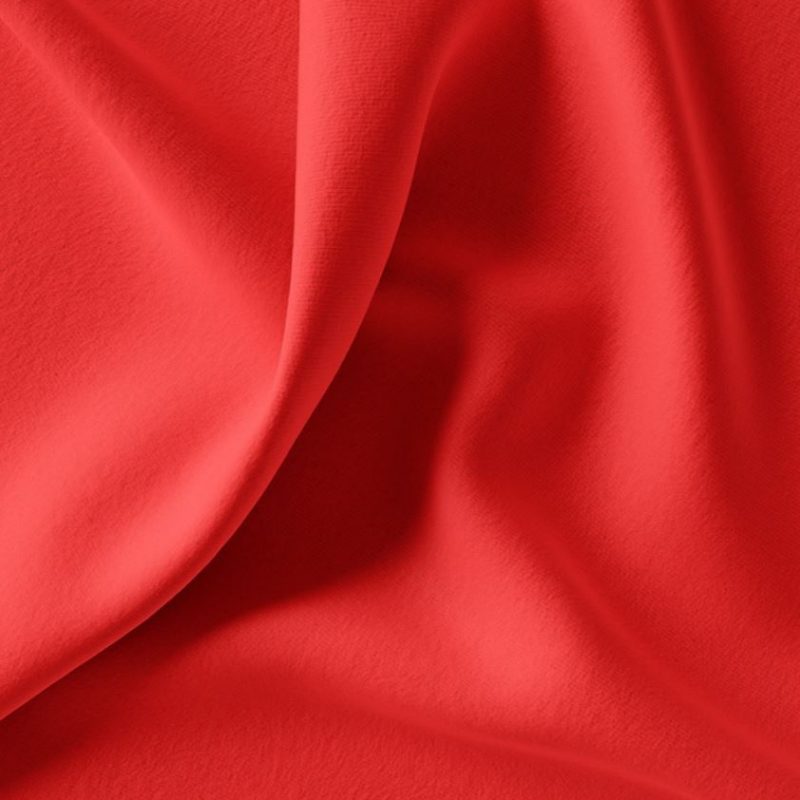Jersey uni rouge hibiscus