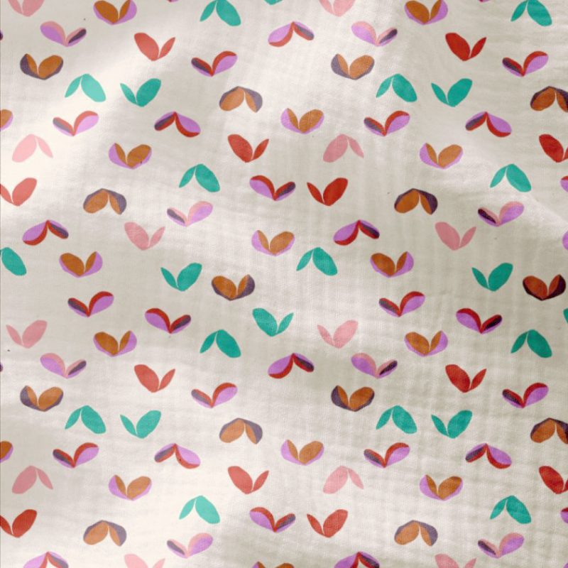 Double Gaze Loove Ecru et Rose