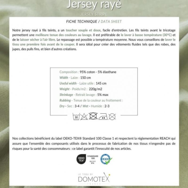 Jersey breton blanc vanille