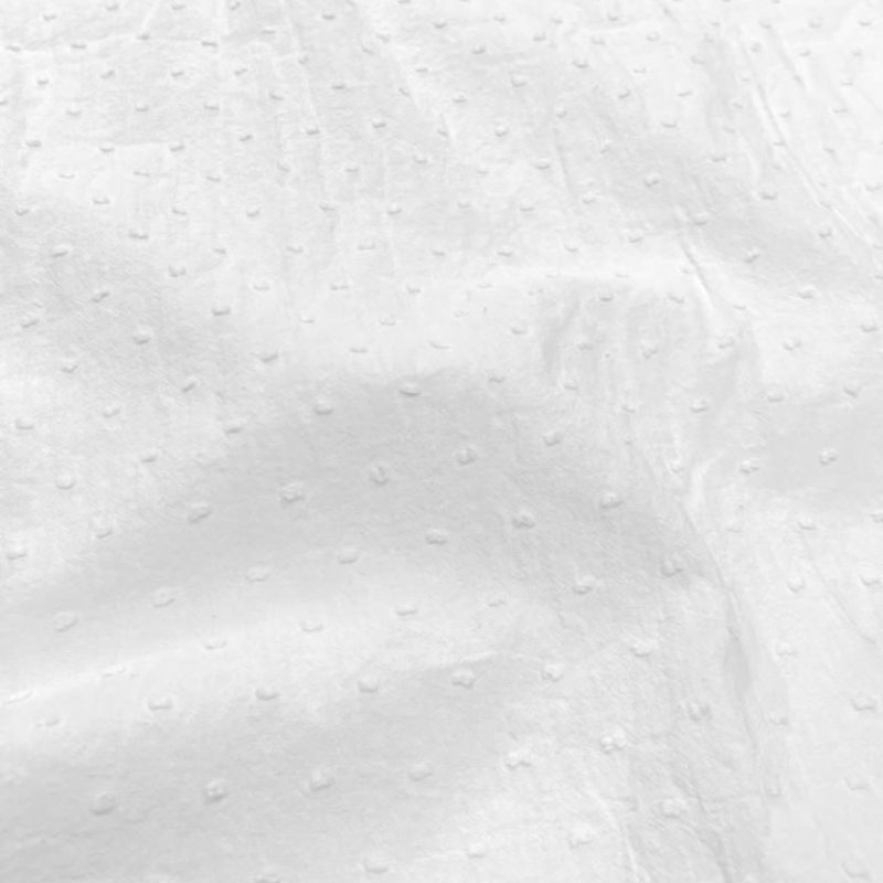 Plumetis uni blanc