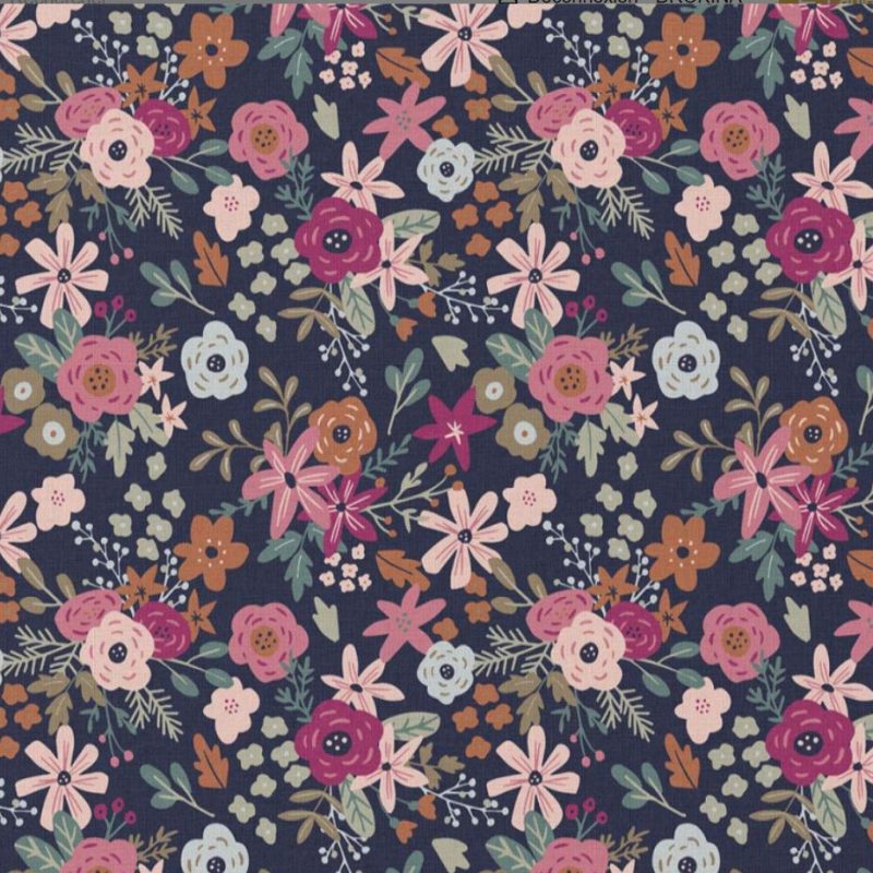 Cretonne Fleurs Du Jardin