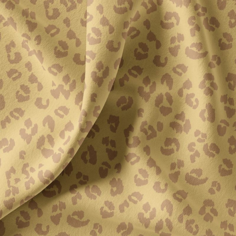Jersey Léopard Ocre Camel
